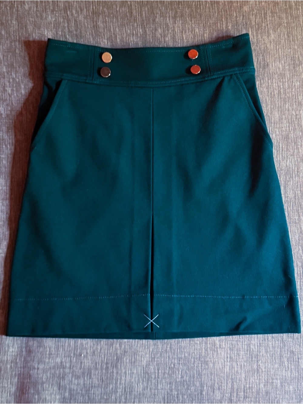 Emerald Green Ann Taylor Factory Mini Skirt